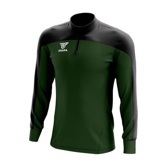 3/4 ZIP UP JACKET ZONE GREEN