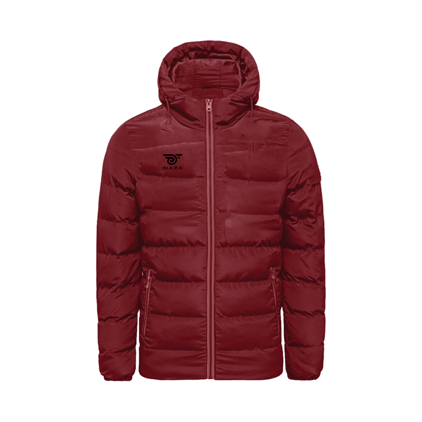 COMPLEX WINTERJACKET WITH HOODIE  RED