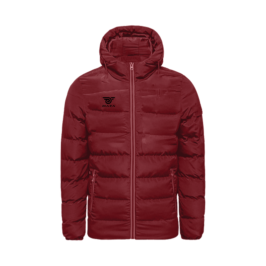 COMPLEX WINTERJACKET WITH HOODIE  RED