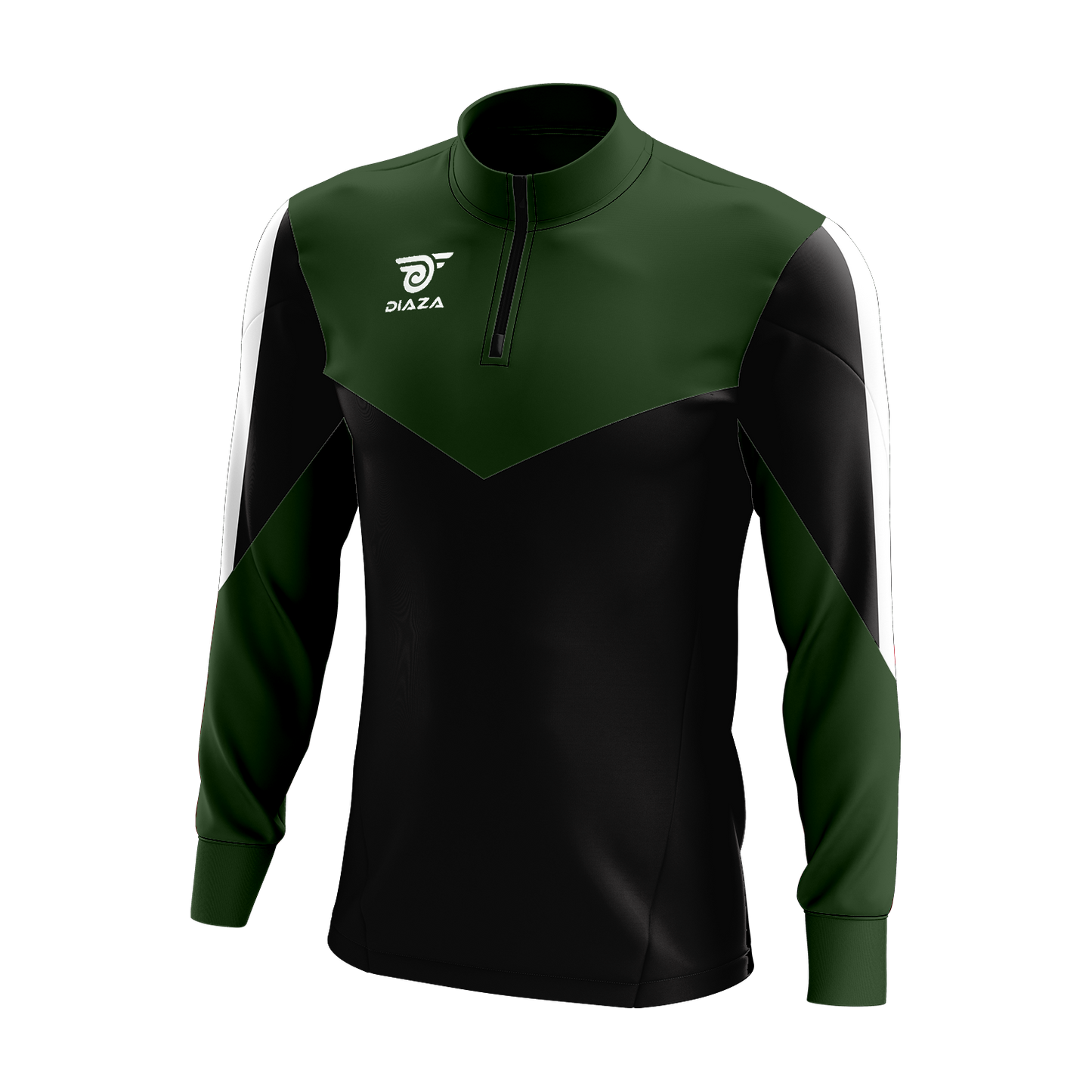 3/4 ZIP UP JACKET LAVA GREEN