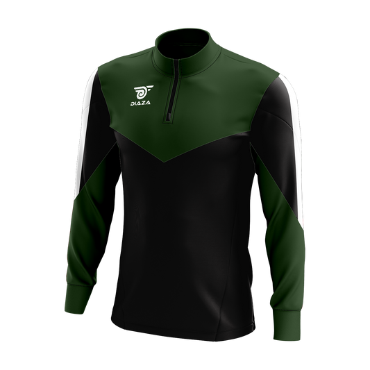 3/4 ZIP UP JACKET LAVA GREEN