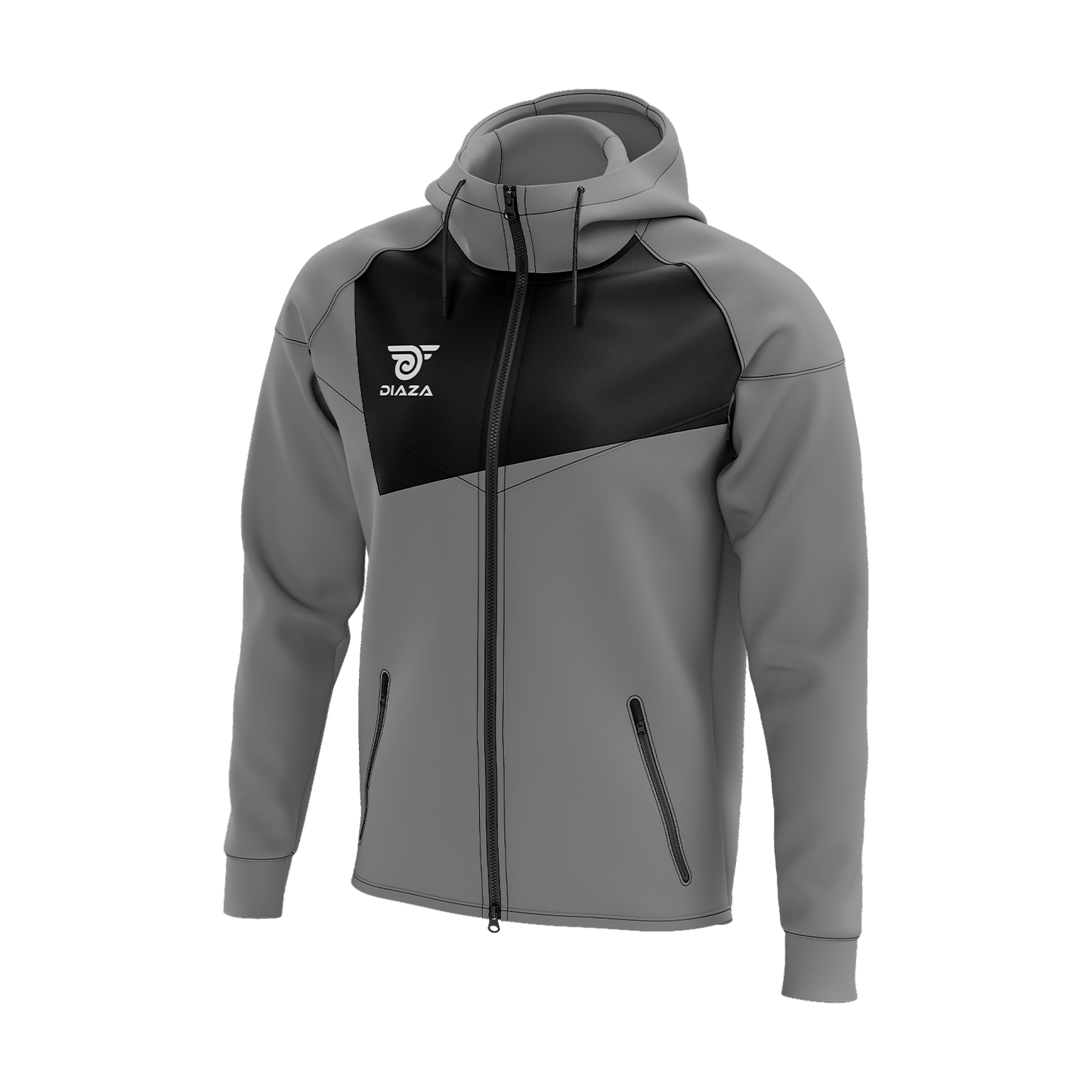 FULL ZIP UP JACKET FROSTLINE GREY