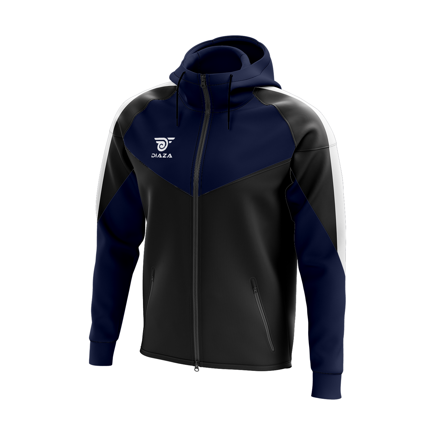 FULL ZIP UP JACKET LAVA BLUE