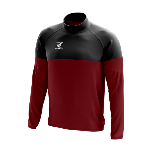 HIGH NECK SWEATER MOMENTUM RED