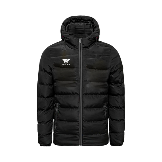 COMPLEX WINTERJACKET WITH HOODIE  BLACK