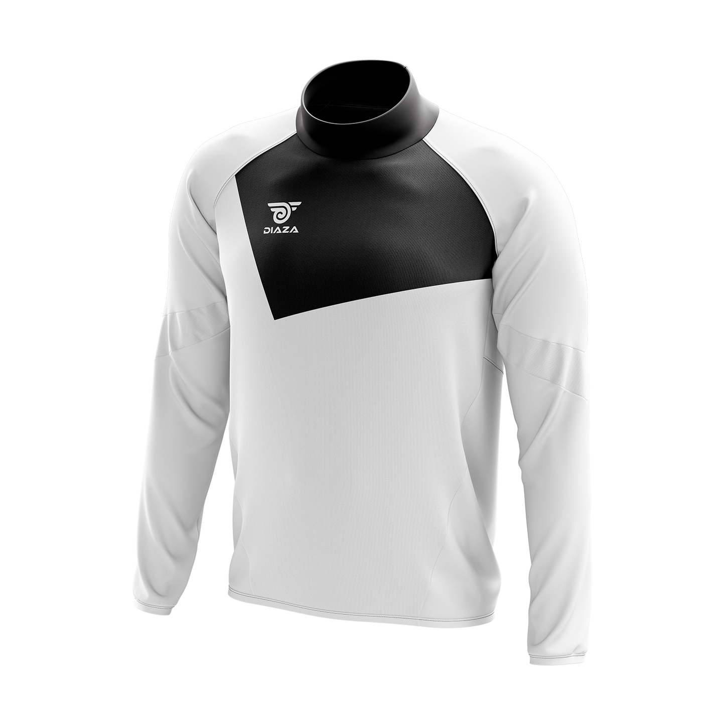 HIGH NECK SWEATER FROSTLINE WHITE