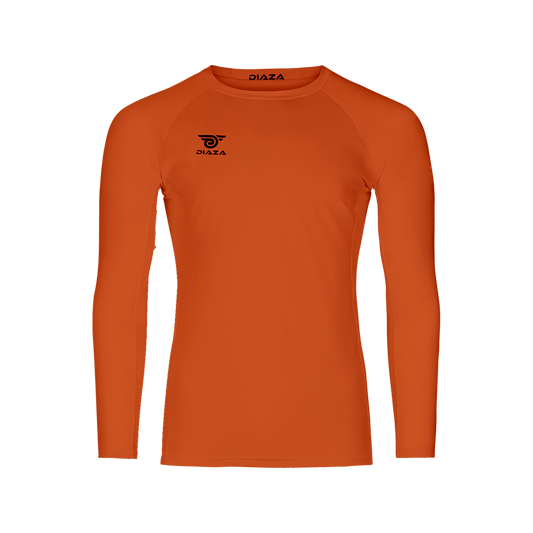 COMPRESSION UNISEX LONG SLEEVE SHIRT ORANGE
