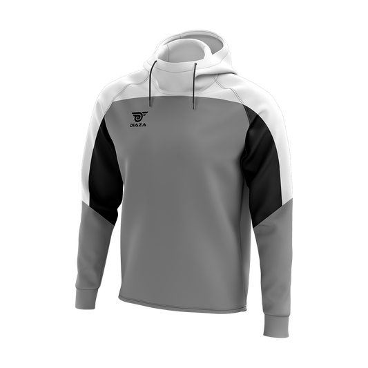 HIGH NECK HOODIE LEGACY GREY