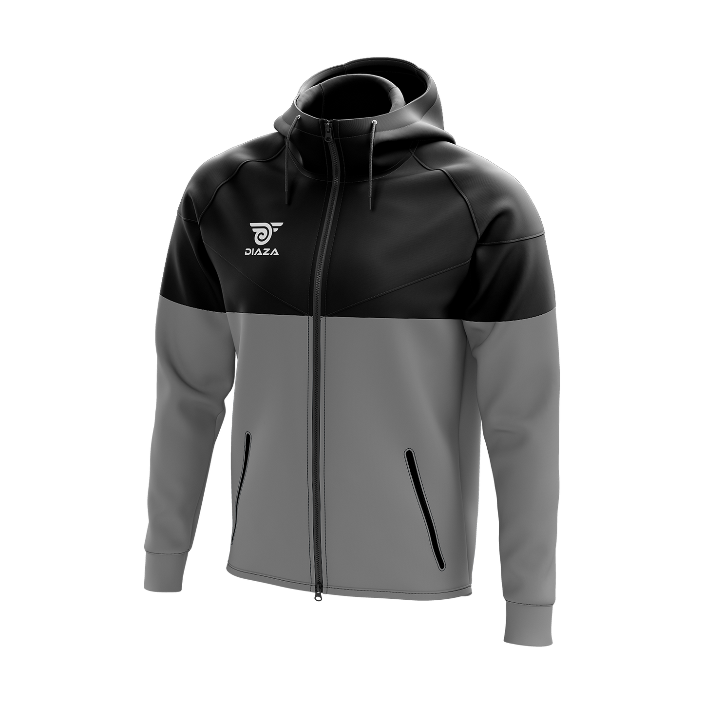 FULL ZIP UP JACKET MOMENTUM GREY