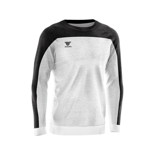 CREW NECK SWEATER ZONE WHITE