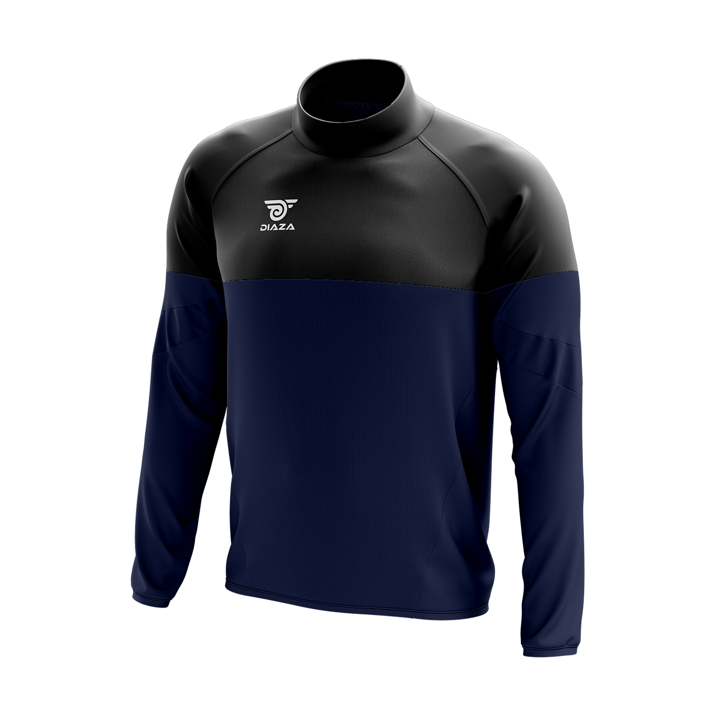 HIGH NECK SWEATER MOMENTUM BLUE