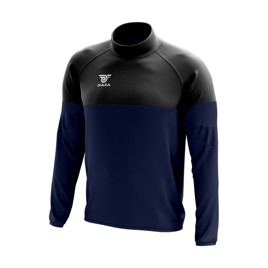 HIGH NECK SWEATER MOMENTUM BLUE
